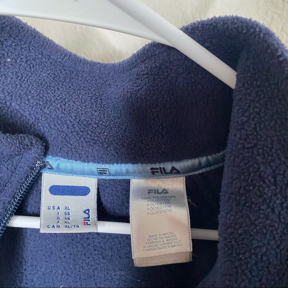 FILA men’s fleece quarter zip - Picture 7 of 10